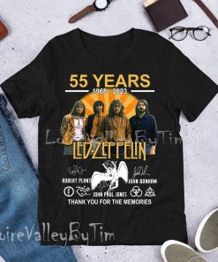 55 Years 1968-2023 Led Zeppelin Unisex Shirt