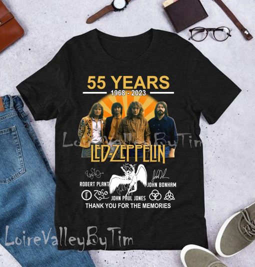 55 Years 1968-2023 Led Zeppelin Unisex Shirt