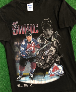 90’s Joe Sakic Colorado Avalanche Pro Player T-shirt