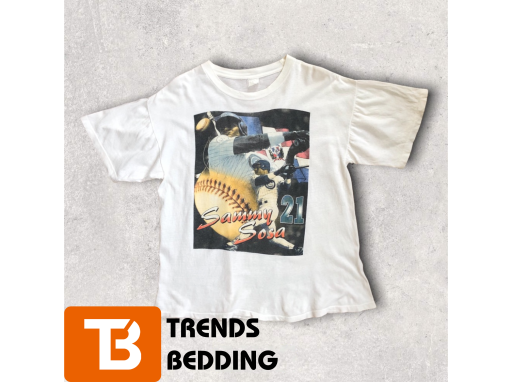 90’s Sammy Sosa Chicago Cubs MLB Rap Style T-Shirt