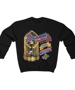ATL Braves World Series 2021 Champions Sweatshirt Gift For Fan 2 ATL Braves World Series 2021 Champions Sweatshirt Gift For Fan 3