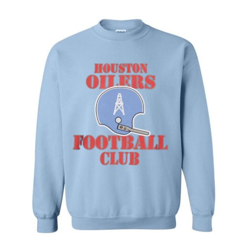 Aaron Brewer Vintage Houston Oilers Football Club Sweatshirt Hoodie