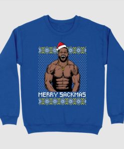 Aaron Donald Football 90’s Vintage Merry Sackmas Sweatshirt
