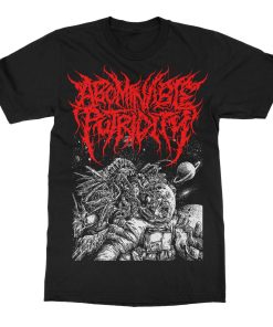 Abominable Putridity The Last Astronaut Red Logo T-Shirt