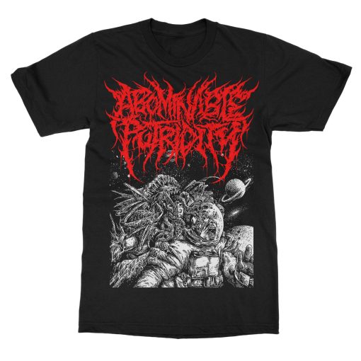 Abominable Putridity The Last Astronaut Red Logo T-Shirt