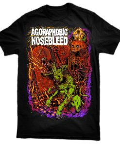 Agoraphobic Nosebleed Dog T-Shirt