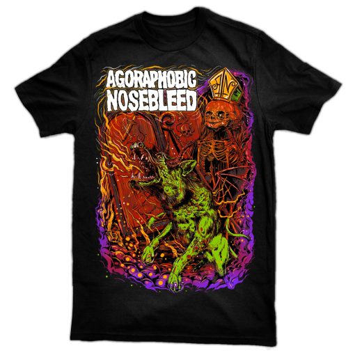 Agoraphobic Nosebleed Dog T-Shirt