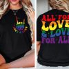 All For Love And SVG Pride Ally Svg Cutting File Gay Png LGBTQ Month Design