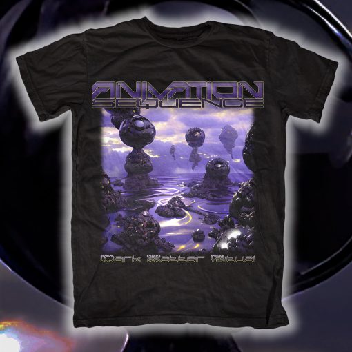 Animation Sequence Dark Matter Purple T-Shirt