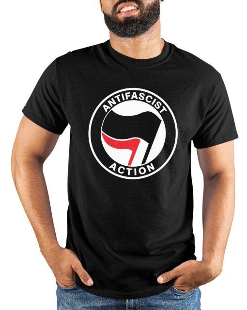 Antifascist Action Aktion Flag Shirt