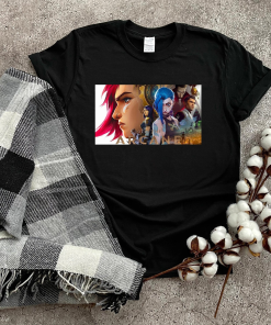 Arcane Jinx Vi League Of Legends Game Shirt