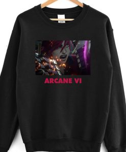Arcane Jinx Vi League Of Legends Shirt