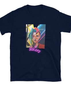 Arcane Jinx Vi Sisters League Of Legends Unisex T Shirt