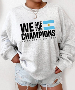 Argentina We Are The Champions Football Shirt