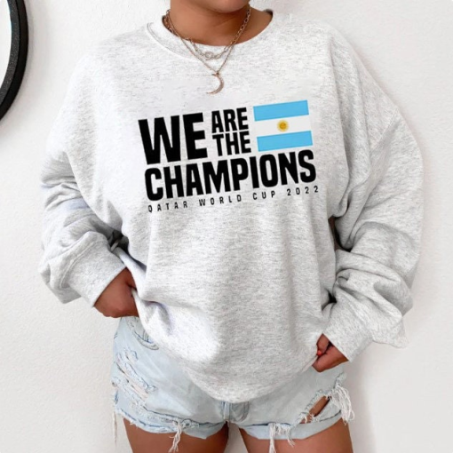 Argentina We Are The Champions Football Shirt