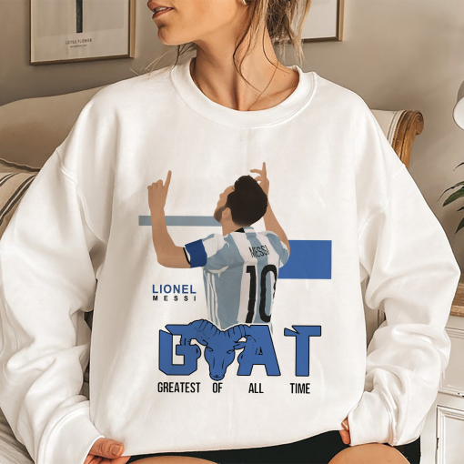 Argentina World Cup 2022 Lionel Messi Goat Sweatshirt