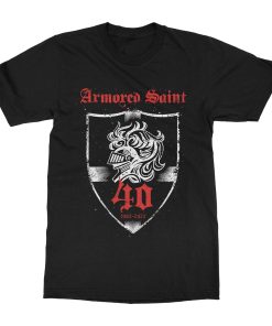 Armored Saint 40th Anniversary Tour (White Shield) T-Shirt