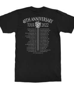Armored Saint 40th Anniversary Tour (White Shield) T-Shirt 2 Armored Saint 40th Anniversary Tour White Shield T Shirt 3