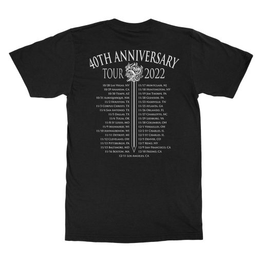 Armored Saint 40th Anniversary Tour (White Shield) T-Shirt