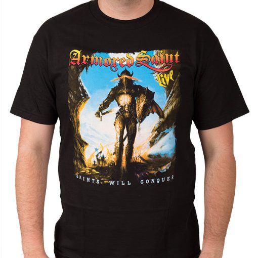 Armored Saint Saints Will Conquer T-Shirt