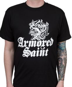 Armored Saint White Logo T-Shirt