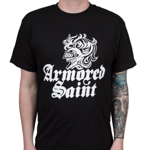 Armored Saint White Logo T-Shirt