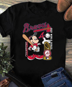 Atlanta Braves 2021 MLB World Series Trophy Mickey Shirt