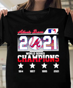 Atlanta Braves 2021 World Series Champions T-Shirt Gift For Fan