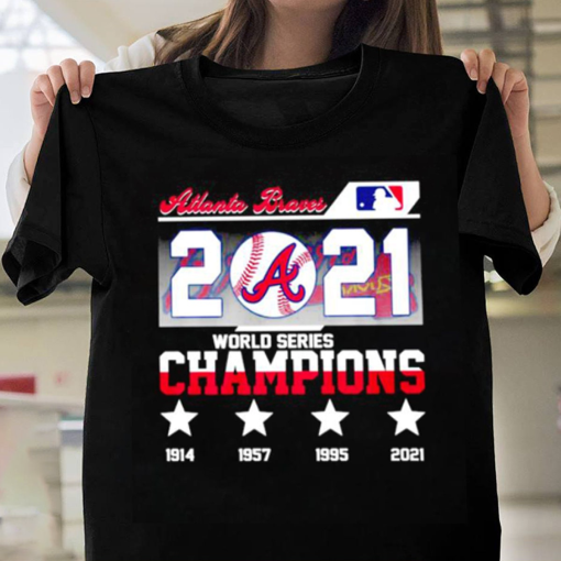 Atlanta Braves 2021 World Series Champions T-Shirt Gift For Fan