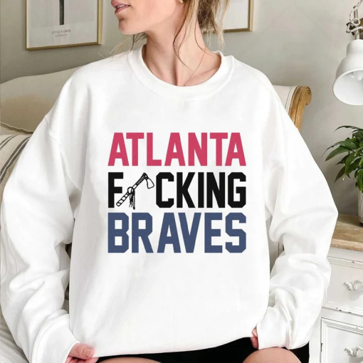 Atlanta Braves Logo Vintage Baseball National League Champions 2021 World Series Sweatshirt