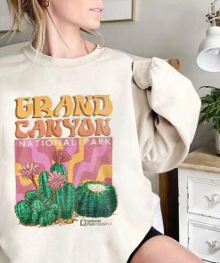 Bad Bunny Grand Canyon National Parks Psychedelic Cacti T Shirt