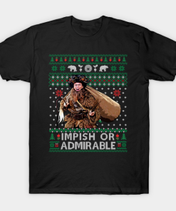 Belsnickle Impish Or Admirable The Office TV Show Ugly Christmas T Shirt