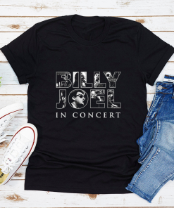 Billy Joel In Concert Classic Rock Music Legend T-shirt