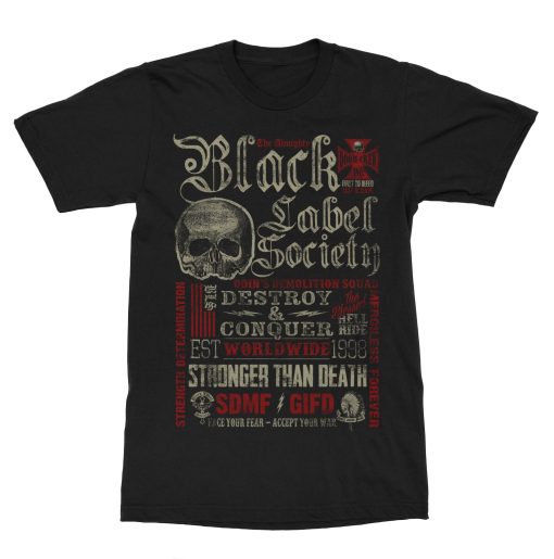 Black Label Society Collage T-Shirt