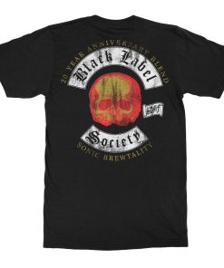 Black Label Society Red Skull 20 Years T-Shirt