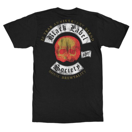 Black Label Society Red Skull 20 Years T-Shirt