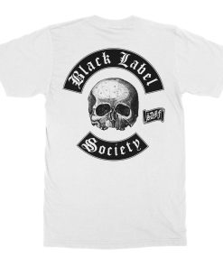 Black Label Society White Tee Logo T-Shirt Black Label Society White Tee Logo T-Shirt