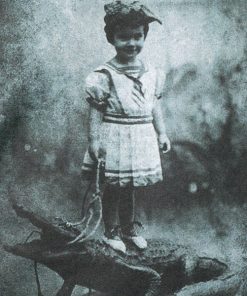 Black Map Crocgirl T-Shirt