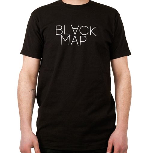 Black Map Logo T-Shirt