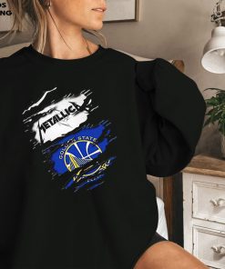 Blood Inside Metallica And Golden State Warriors Sweatshirt
