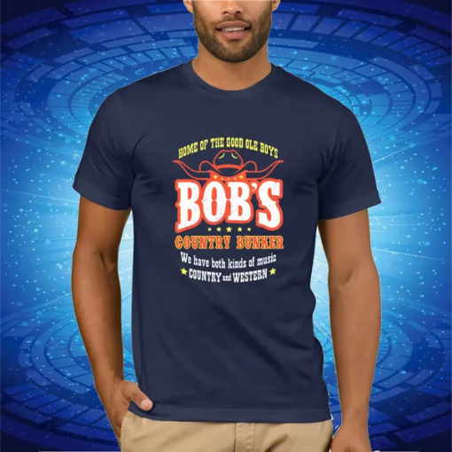 Blues Brothers Inspired Bob’s Country Bunker T-shirt Retro 80’s Music Film