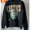 Boston Celtics Basketball Logo Vintage Style Crewneck Sweatshirt 1990s
