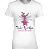 Breast Cancer Awareness Dragonfly Pink Ribbon Shirt For Woman