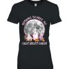 Breast Cancer Awareness Ghosts Nothing Scares Me I Beat Pink Ribbon Pumpkins Moon Bats Shirt