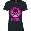 Breast Cancer Awareness In October We Wear Pink Skull Pullover Gift Shirt