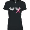 Breast Cancer Awareness Skeleton Hand Boobs Shirt