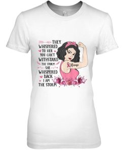 Breast Cancer Girl They Whispered To Her Personalized Shirt