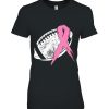 Breast Cancer Pink Ribbon Football Awareness Costume Tee
