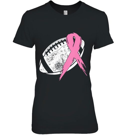 Breast Cancer Pink Ribbon Football Awareness Costume Tee