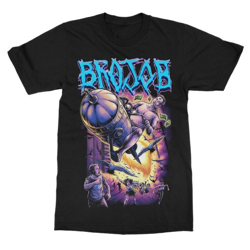 Brojob Attack of the Blue Birds T-Shirt